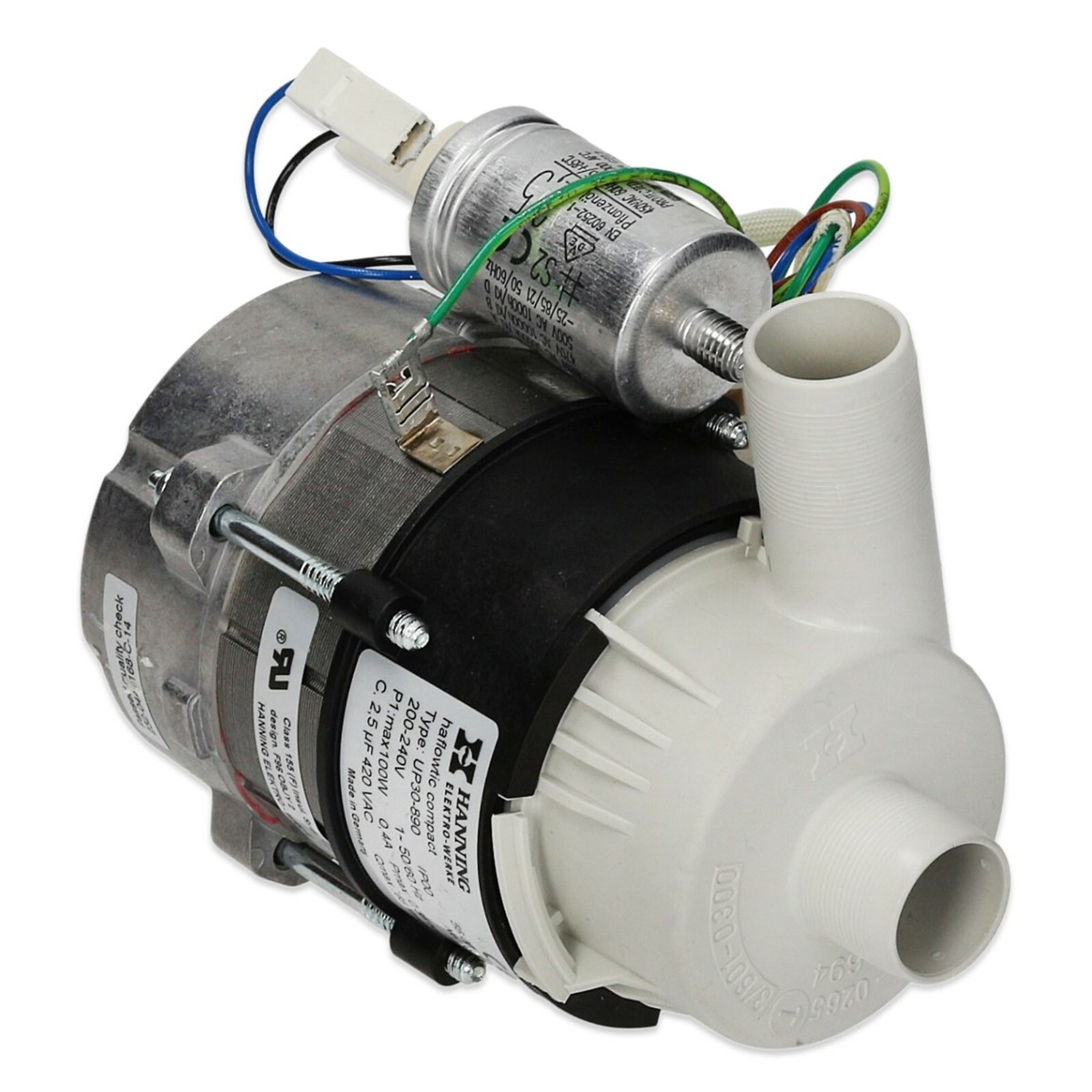 GENUINE RATIONAL CLEANING PUMP 56.00.153P 24mm IN 24mm OUT COMBI