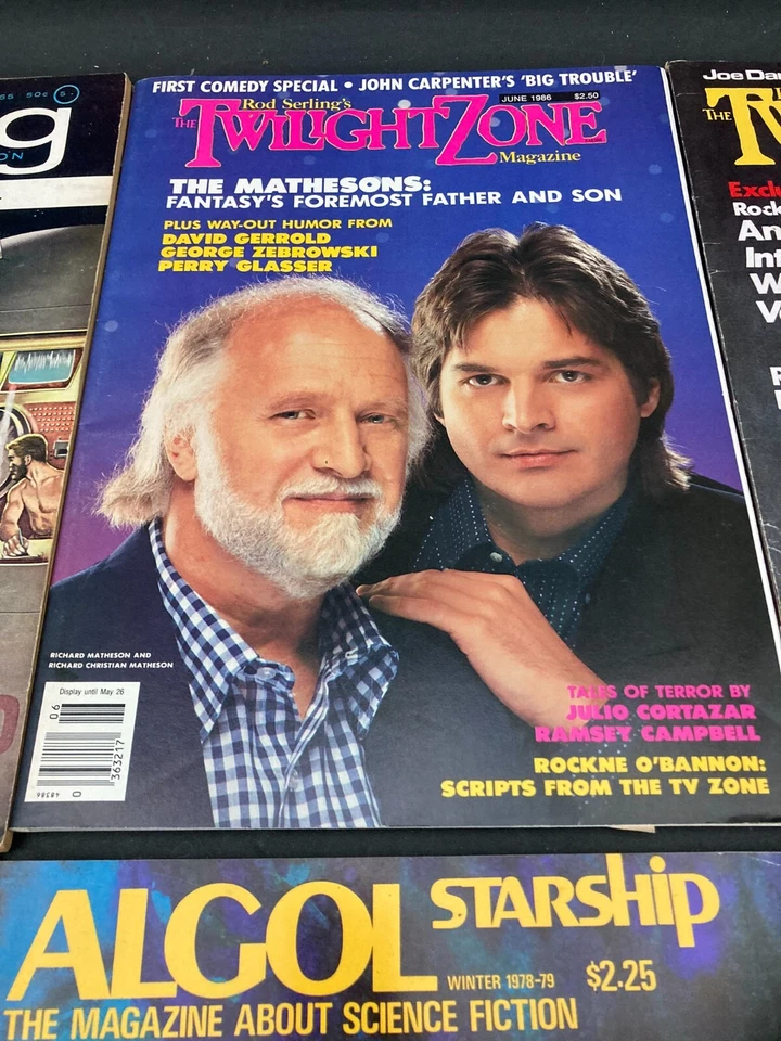 Six Different Science Fiction Magazines from 1965-1986 Popular Authors Foto 3 de 4