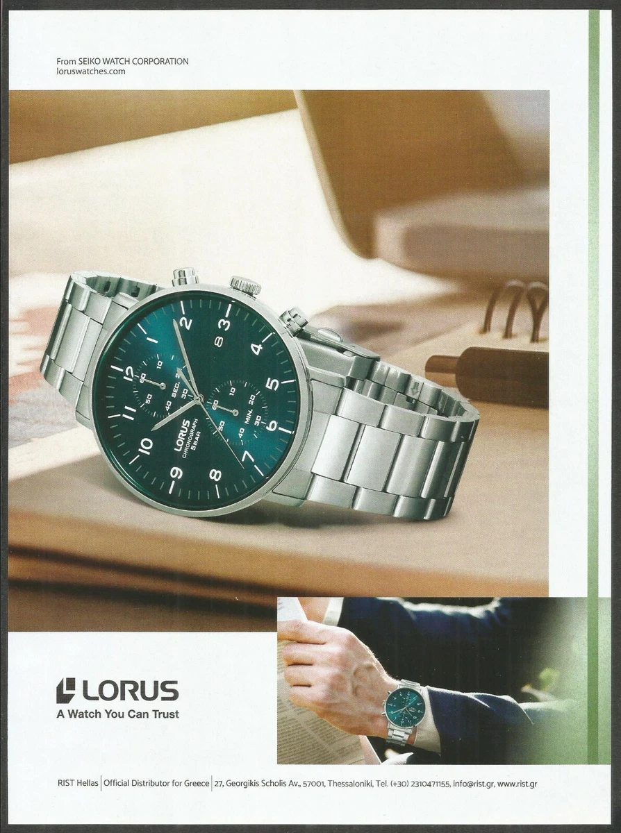 Lorus chronograph 5 bar hot sale
