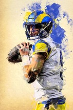 Parete giocatore di football americano Los Angeles Rams Matthew Stafford - POSTER 20"x30"