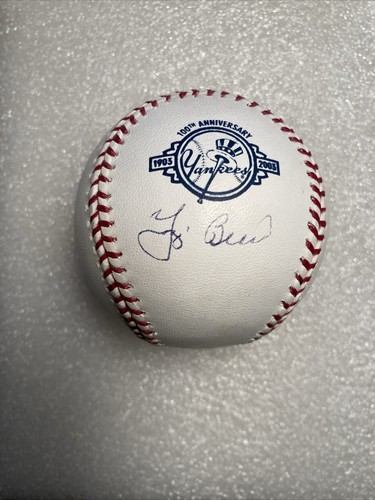 YOGI BERRA SIGNIERT NY YANKEES 100 JAHRESTAG BASEBALL - Bild 2 von 7