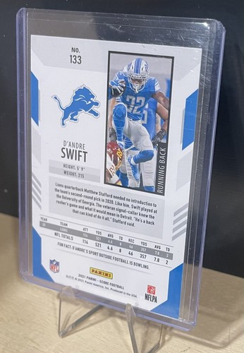 2021 Score - #133 D'Andre Swift - Picture 4 of 4