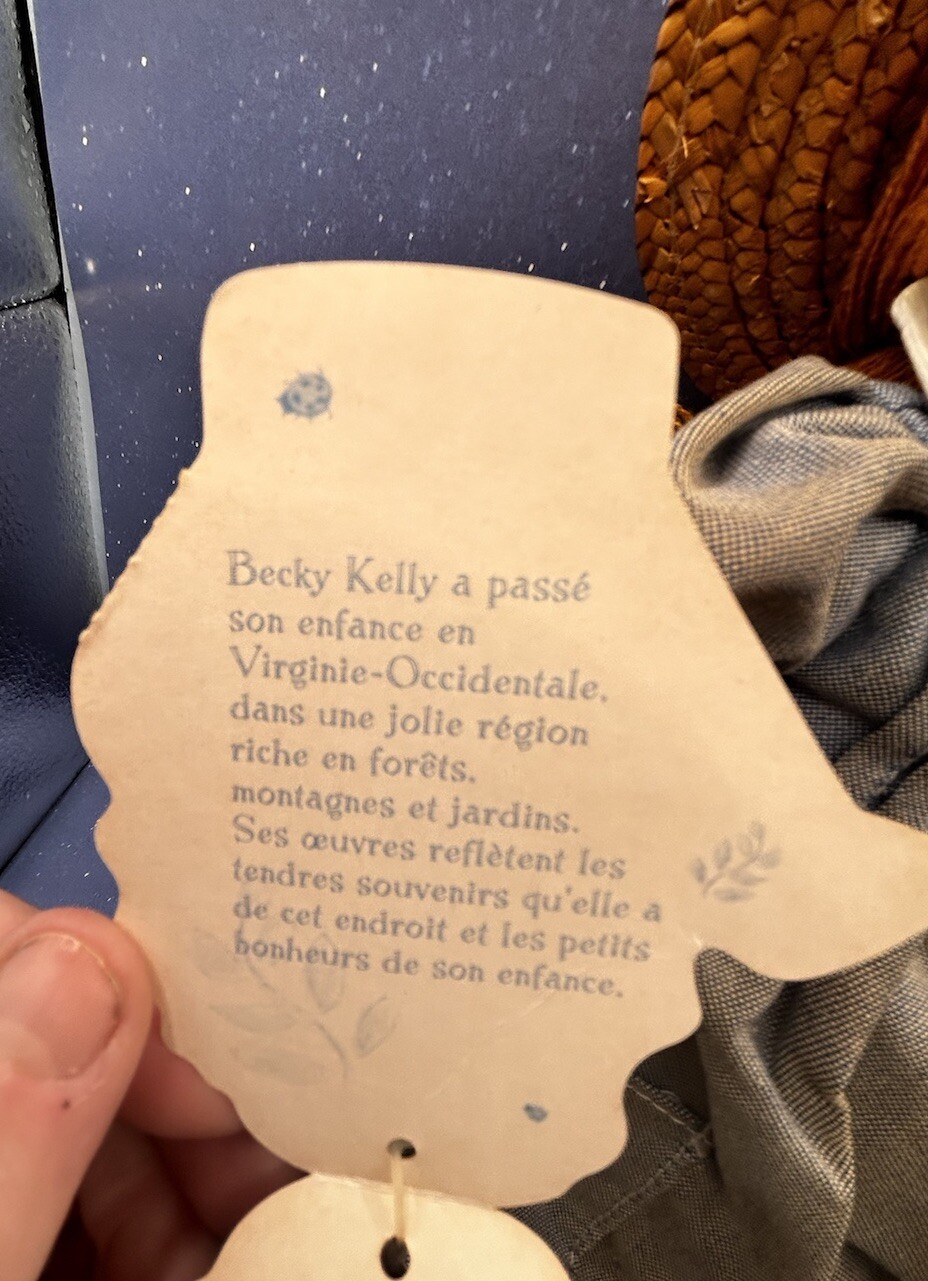 Hallmark POUPEE Spoonful of Stars Becky Kelly Cloth Rag Doll With Tag 16 in