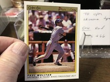1991 O Pee Chee Premier Paul Molitor #82 Mint Brewers HOF