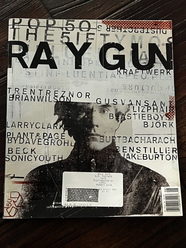 Vintage RAYGUN Magazine 1998 ANDY WARHOL Plant Bjork ++ 90s Ads Music Fashion