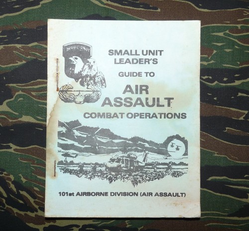 1980s 101st Airborne Division Small Unit Leader Guide to Air Assault Combat Ops