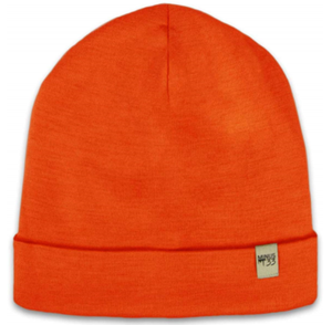 blaze orange wool beanie