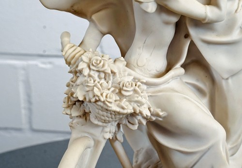 prächtige Guiseppe Armani XXL Porzellan Figur Florence Capodimonte Vintage 1991 - Bild 6 von 18