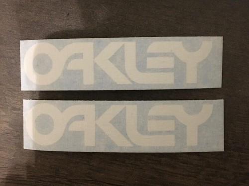 2 WHITE old school bmx decals B1-B F-1 .5 goggles grips tange ODI A'ME