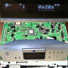 Denon DCD-1500AE SACD CD Player Silver Japan AL24 Processing Serviced Tested