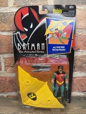 Vintage Kenner Batman The Animated Series - Robin With Turbo Glider