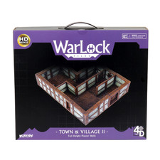 WarLock Tiles: Town  Village II - Full Height Plaster Walls NEW NIB ACG