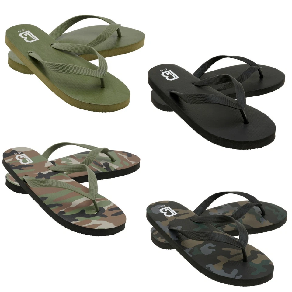 Brandit Basic Badelatschen Slipper Sans Logo Imprimé, Camouflage, Été - Photo 1/1