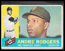 1960 Topps #431a Andre Rodgers White back