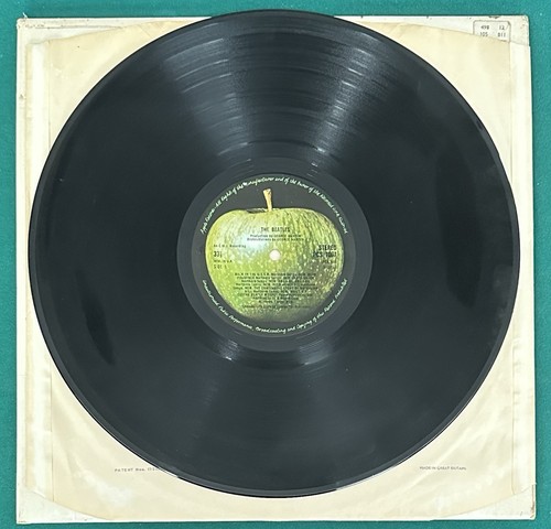 The Beatles PCS 7067/7068 White Album (2) Double LP Made In UK No. 0128474
