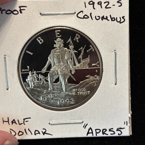 1992 S USA Columbus Half Dollar PP "APR55" U.S. Mint Commemorative - Bild 3 von 23
