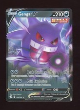 [NM] Black V Gengar V Fusion Strike 156/264 Pokémon TCG