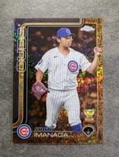 2025 Topps Chrome Gilded Shota Imanaga Gold Mini-Diamond Refractor #/50 Cubs