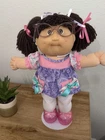Gorgeous Brown hair/eyes Toddler Girl With Glasses