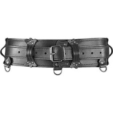 Halloween Medieval Knight Roman Gladiator Leather Waist Armor Wide Kidney Belt