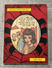 2017 Upper Deck Fleer Ultra Spider-Man Comic Cut Panel CP5 Amazing #13