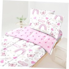 Girls Zipper Bedding Rainbow Girls Pink Comforter All Twin Dal-clb-butterfly 01
