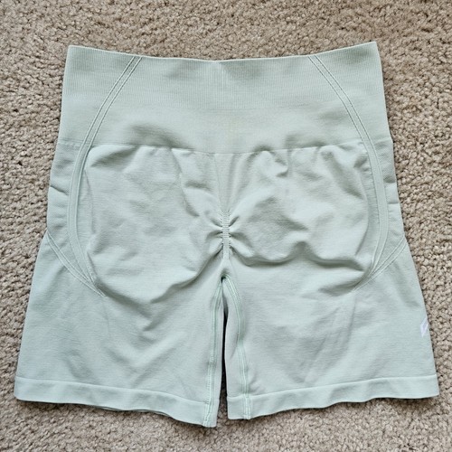 Oner Active effortless shorts mint green high rise scrunch butt size large - Picture 2 of 6