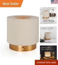 Elegant Fabric Aroma Diffuser with LED Light - Ideal for Home, Office & Yoga