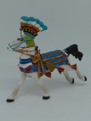 ALTE PVC FIGUR PLASTOY ÄGYPTISCHES PFERD NR. 2