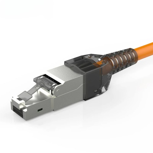 CAT8 /CAT7 /CAT6A Rj 45 Connector Tool Free Shielded Ethernet Crystal Head - 第 6/13 張圖片