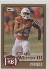 2018 Sage Hit Gold Chris Warren III #71 0a7