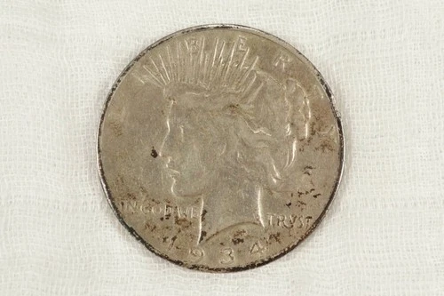 NobleSpirit Popular 1934 S Silver Peace Dollar VF Very FIne