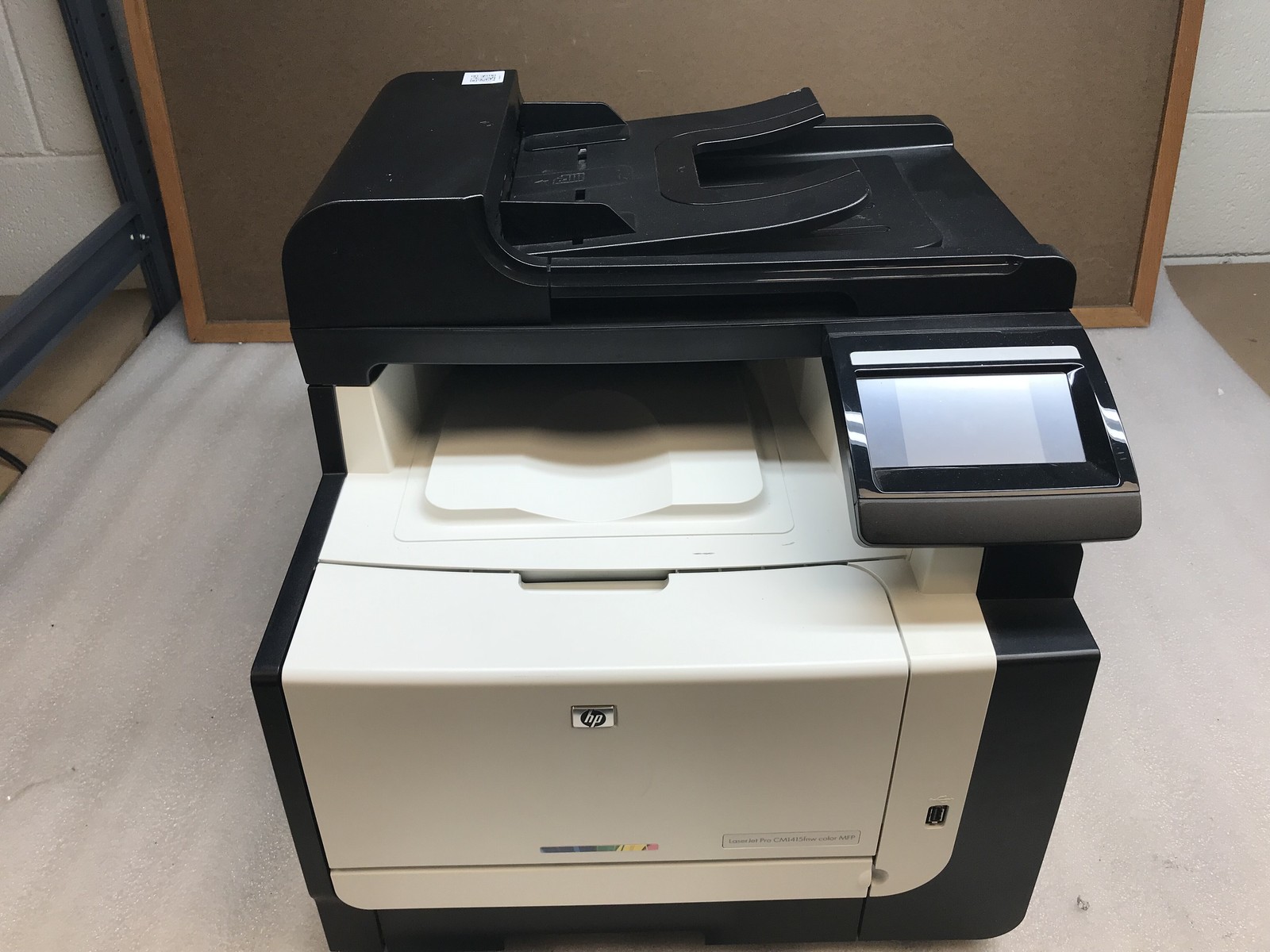 HP LaserJet Pro CM1415fnw Color MFP AIO Color Laser Printer CE862A 17K pg count