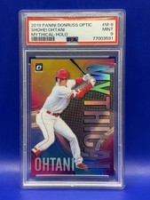 2019 Panini Donruss Optic Shohei Ohtani Mythical Holo #M-8 PSA 9 LA Angels