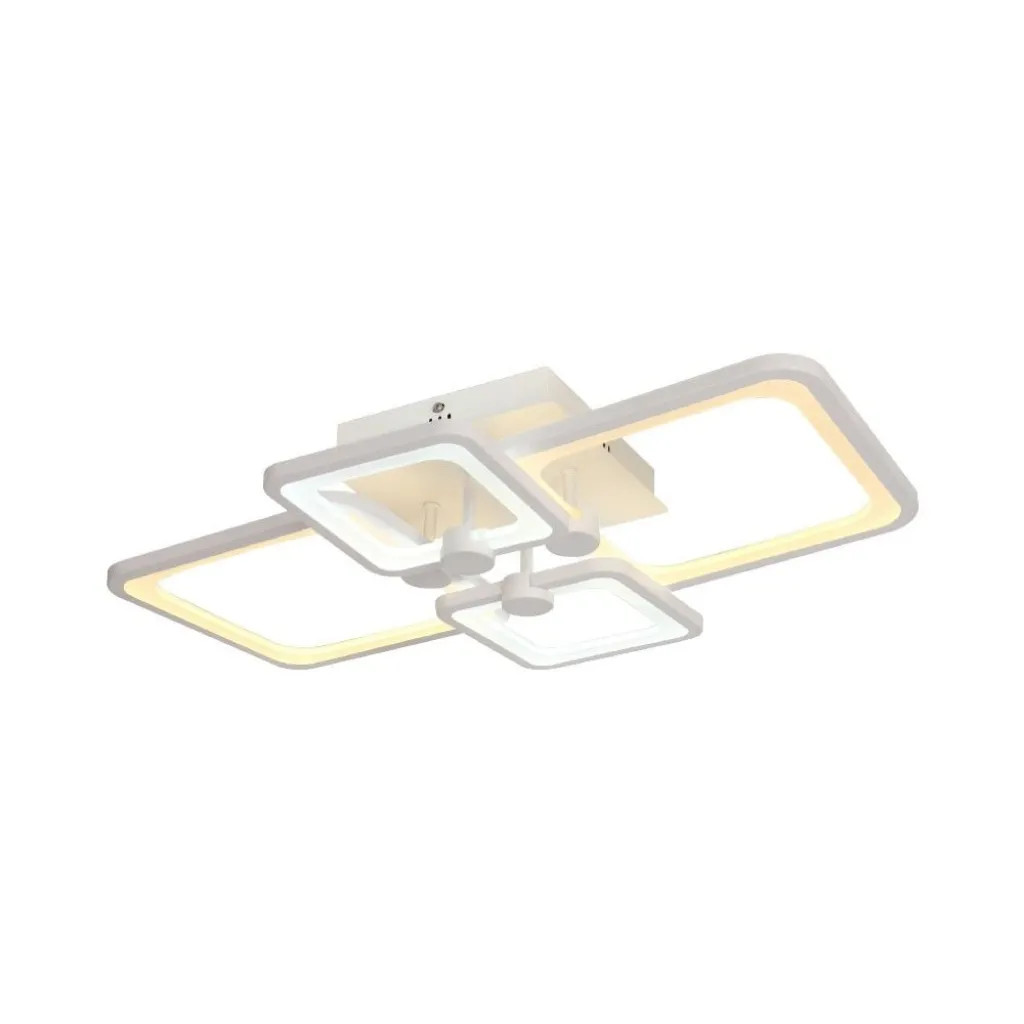 V-TAC Lampadario LED a Plafone 70W 6000lm Bianco, Dimmerabile CCT 3000K 4000K 60