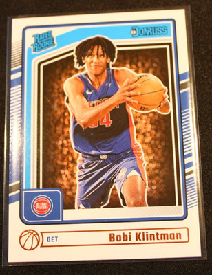 2024-25 Panini Donruss Optic Rated Rookie Bobi Klintman #289 Detroit Pistons NBA