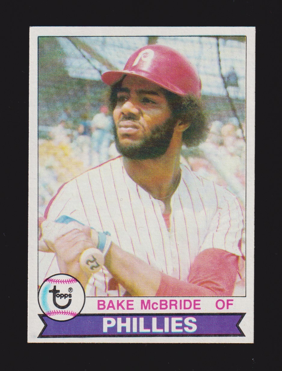 1979 TOPPS #630  Bake McBride  PHILADELPHIA PHILLIES  EX-MINT  B