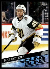 2020-21 Upper Deck YOUNG GUNS Jake Bischoff Rookie Vegas Golden Knights #713