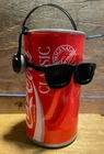 Vintage 1989 Dancing Classic Coke Can w/ Sunglasses & Headphones ~ Works Great