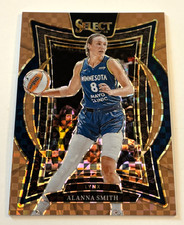 Alanna Smith 2025 Select WNBA Concourse Bronze Checkerboard Prizm Card /49
