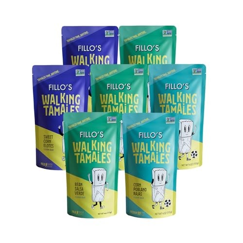 Walking Tamales of 7, Ready-to-Eat, Delicious, Gluten-Free, Mild Variety Pack - Picture 2 of 8