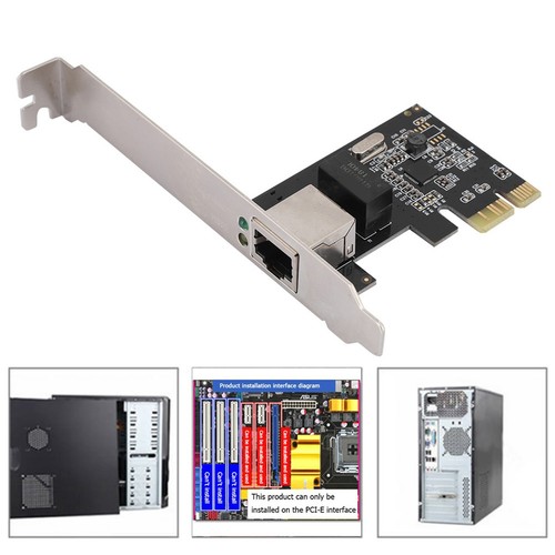 RTL 8111F 10/100/1000Mbps PCI-E NIC Gigabit EtherneT Network Adapter RTL8111F FY - Afbeelding 2 van 8