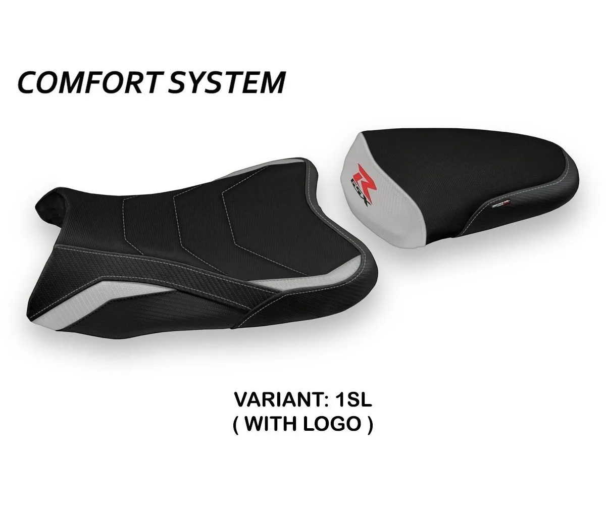 Seat saddle cover Sapes Comfort System Silver TPZ SUZUKI GSX R 600 2006 2007 y5