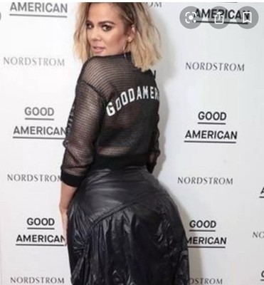 Good American Sz Khloé Kardashian Blk Mesh Athletic