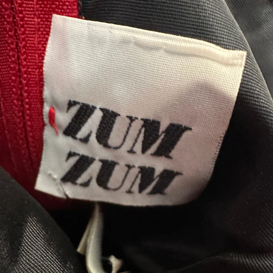 Vestido de graduación Zum Zum para mujer sin tirantes talla 3/4 rojo caja metálica Old Hollywood Foto 4 de 4