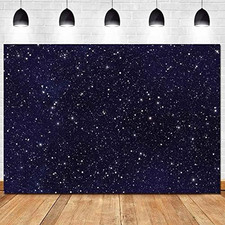 9X6FT Night Sky Star Universe Space Starry Photography Backdrops Kids Boy or Gir