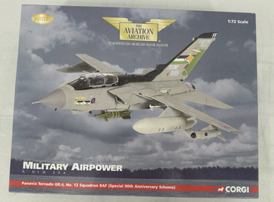 Corgi AA33609 1:72 Diecast Panavia Tornado GR.4, No. 12 Squadron RAF MIB LE