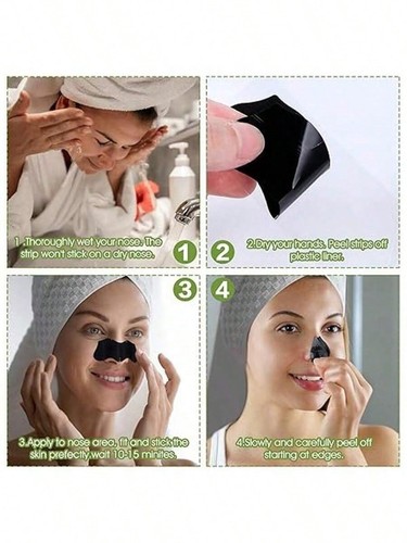 Nose Pore Strips Blackhead Removal Unclog Pores Smooth Deep Cleansing - Picture 9 of 13