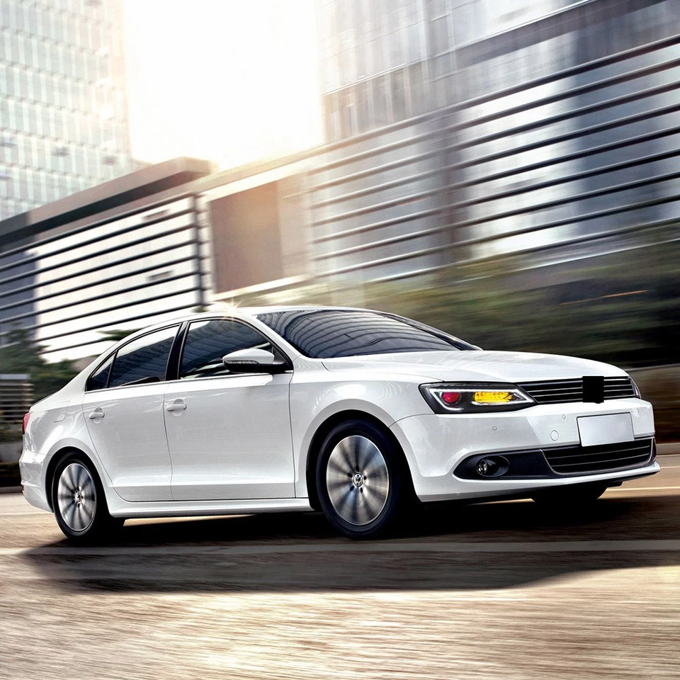 Juego de faros LED DRL para Volkswagen Jetta 2011-2018 VLAND con reemplazo de ojos de demonio Foto 3 de 4