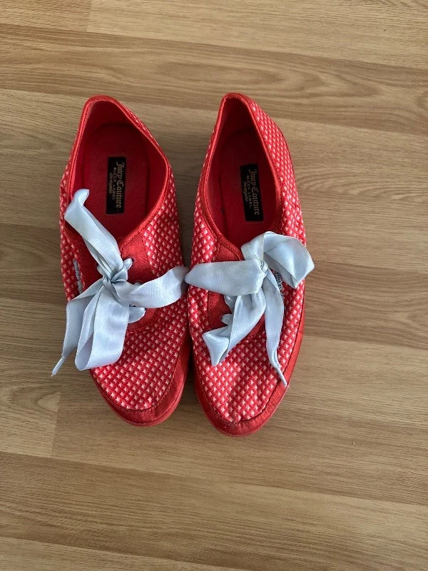 Juicy Couture Pantoufles Femme Rouge Casual Confort (EU 38) - Photo 3/4